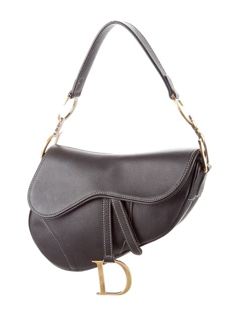 Dior saddle bag leather